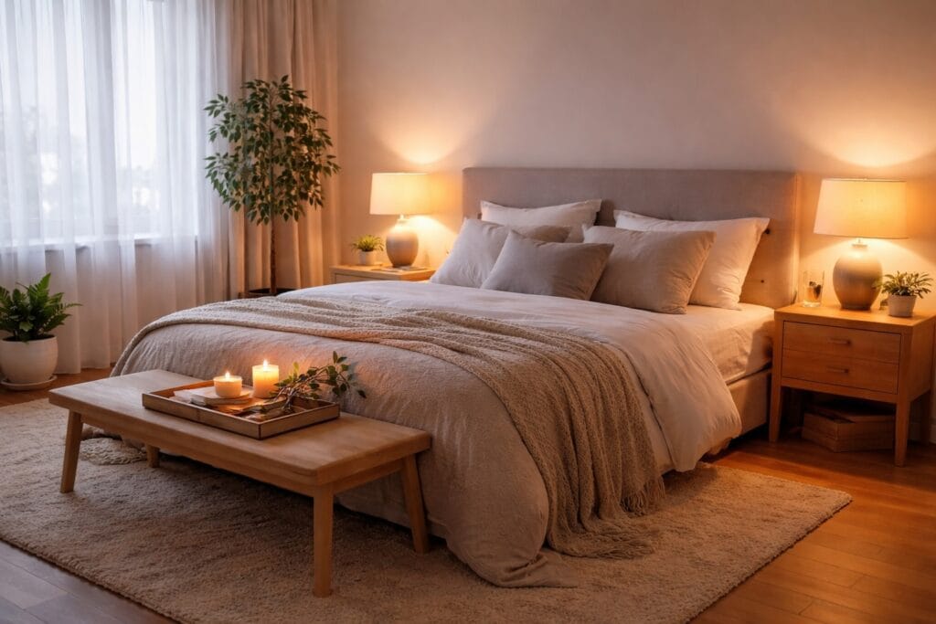 Como dormir melhor com um ambiente calmo e organizado para favorecer o sono