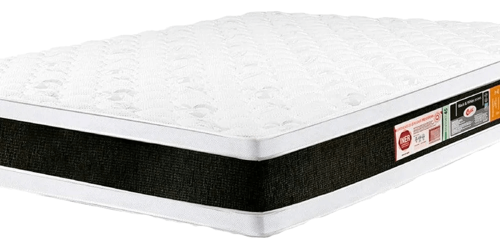 Colchão Castor D45 Black White Air Double Face