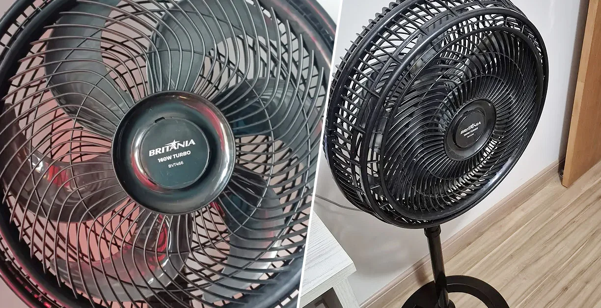 Britânia BVT466 Turbo Silencioso instalação versátil