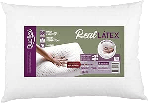Travesseiro Duoflex Real Látex Natural Dry Fit